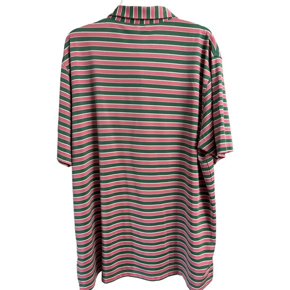 PETER MILLAR Summer Comfort Striped Golf Polo Shirt  Lightweight Size XL - Picture 2 of 7